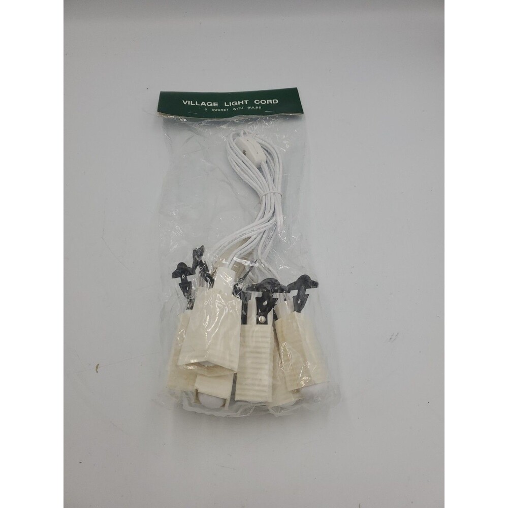 Department 56 Accessories For Villages 6-Socket Lite Set Lights Switched Cord
